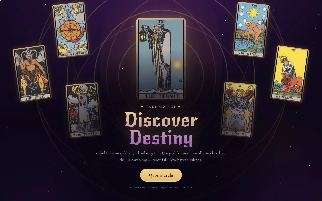 Discover Destiny — Tarot Reading